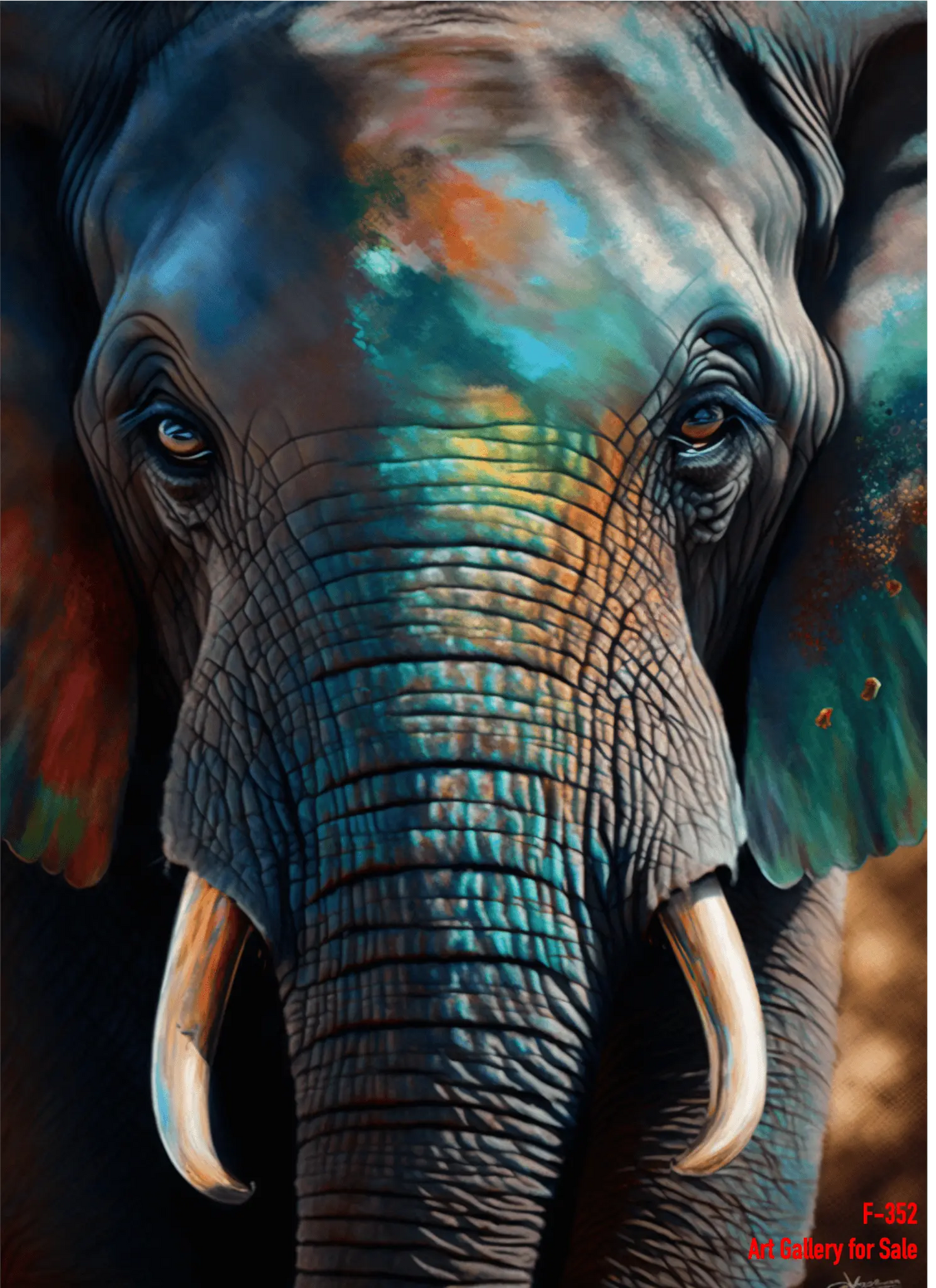 Elephant - Vision 2 Canvas