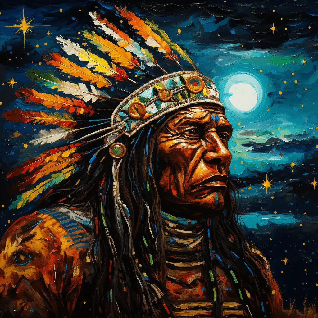 Native American - Vision 2 Canvas