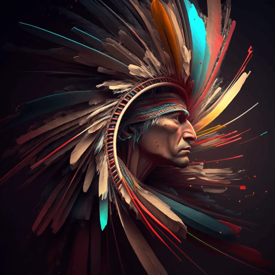 Native American Crown - Vision 2 Canvas